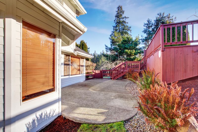 Stamped Patio Construction